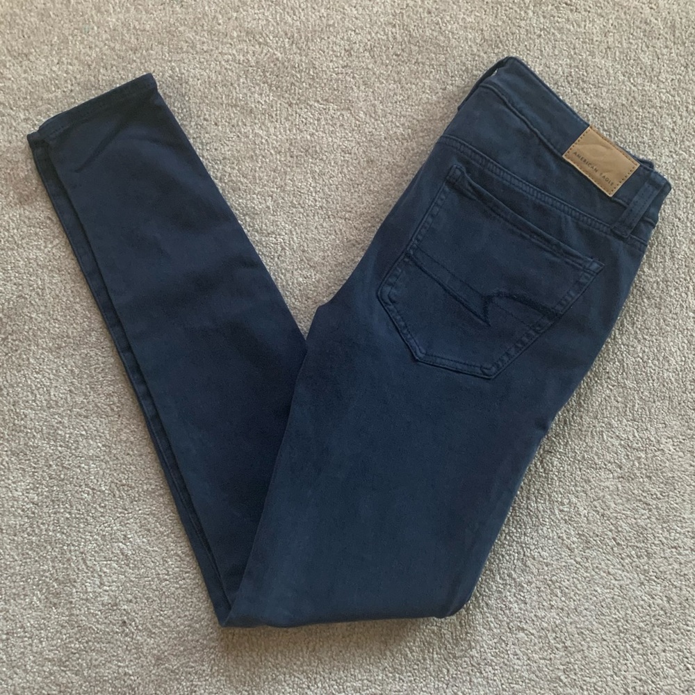 American Eagle Navy Blue Jeggings